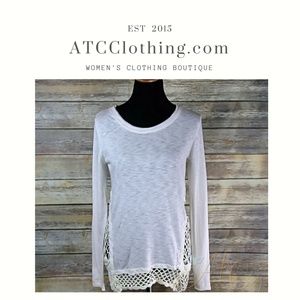 A1 Mur Mur White Tunic Top